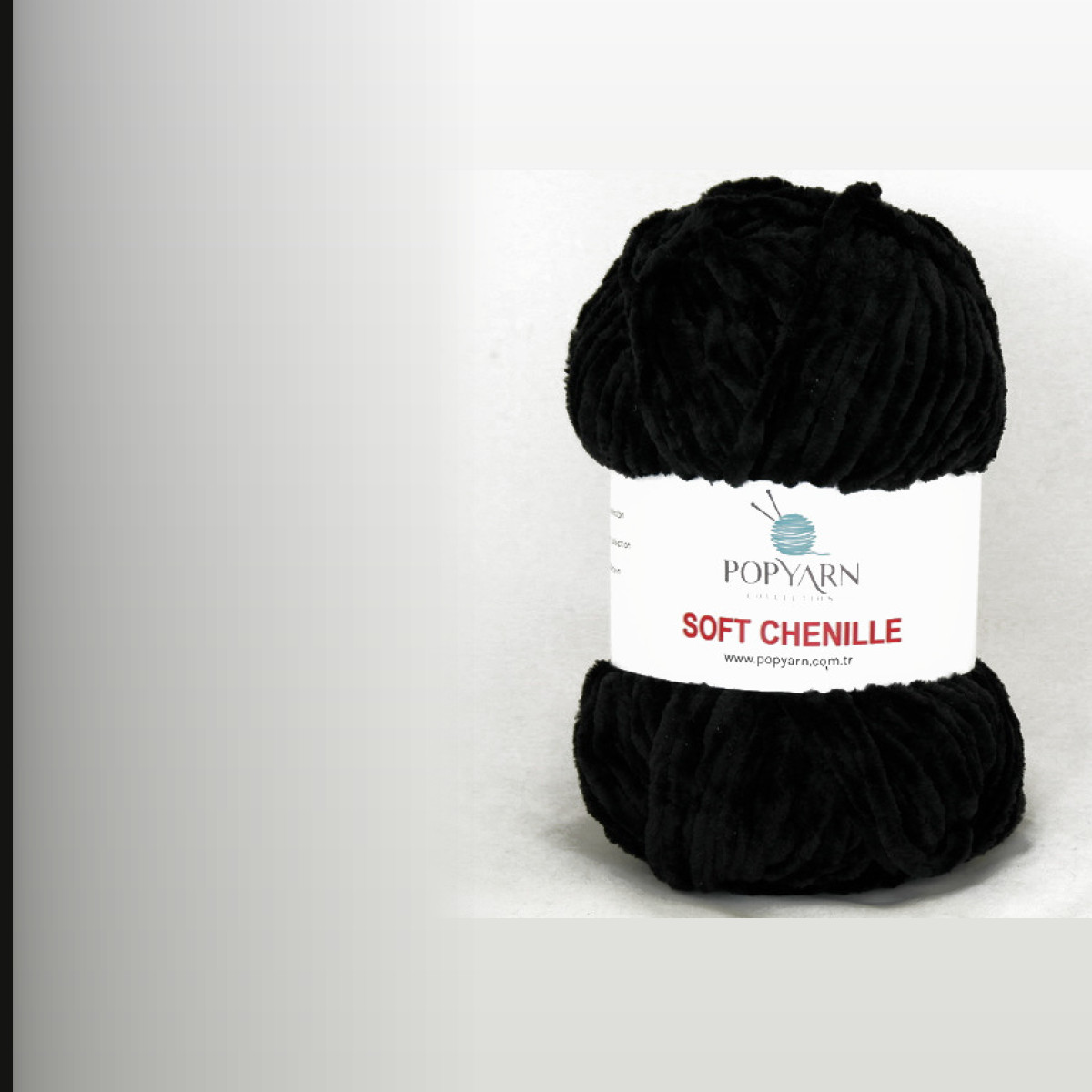 SOFT CHENILLE, чёрный