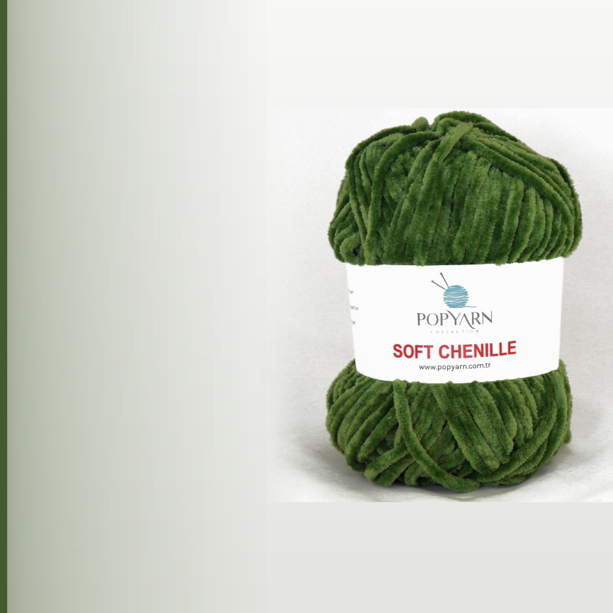 SOFT CHENILLE, тёмное зелёное яблоко