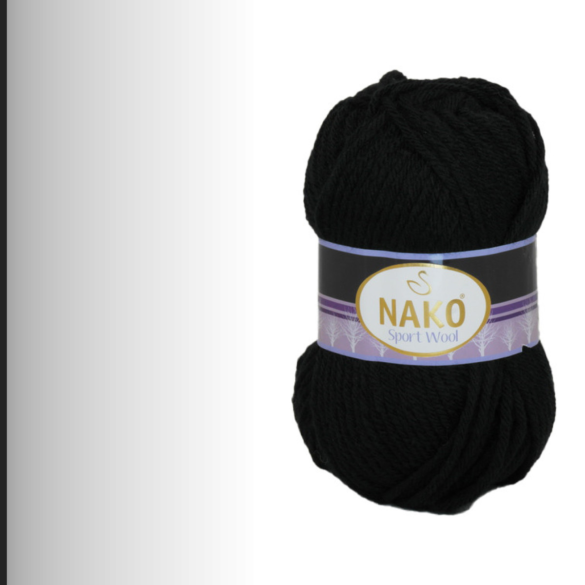 SPORT WOOL, чёрный