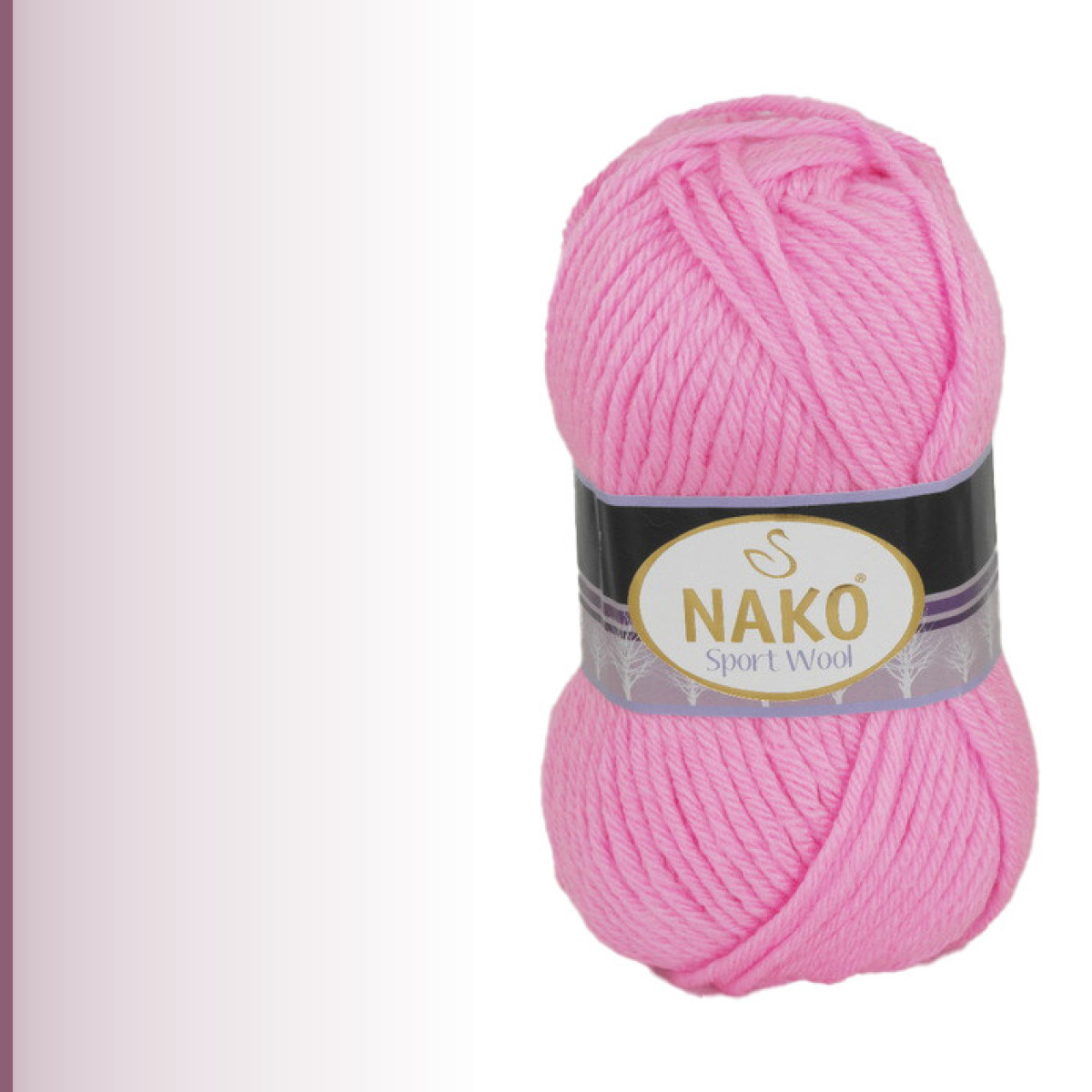 SPORT WOOL, ярко-розовый