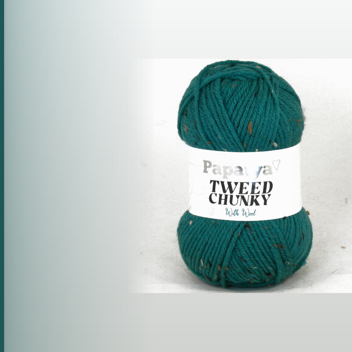 TWEED CHUNKY, светло-изумрудный