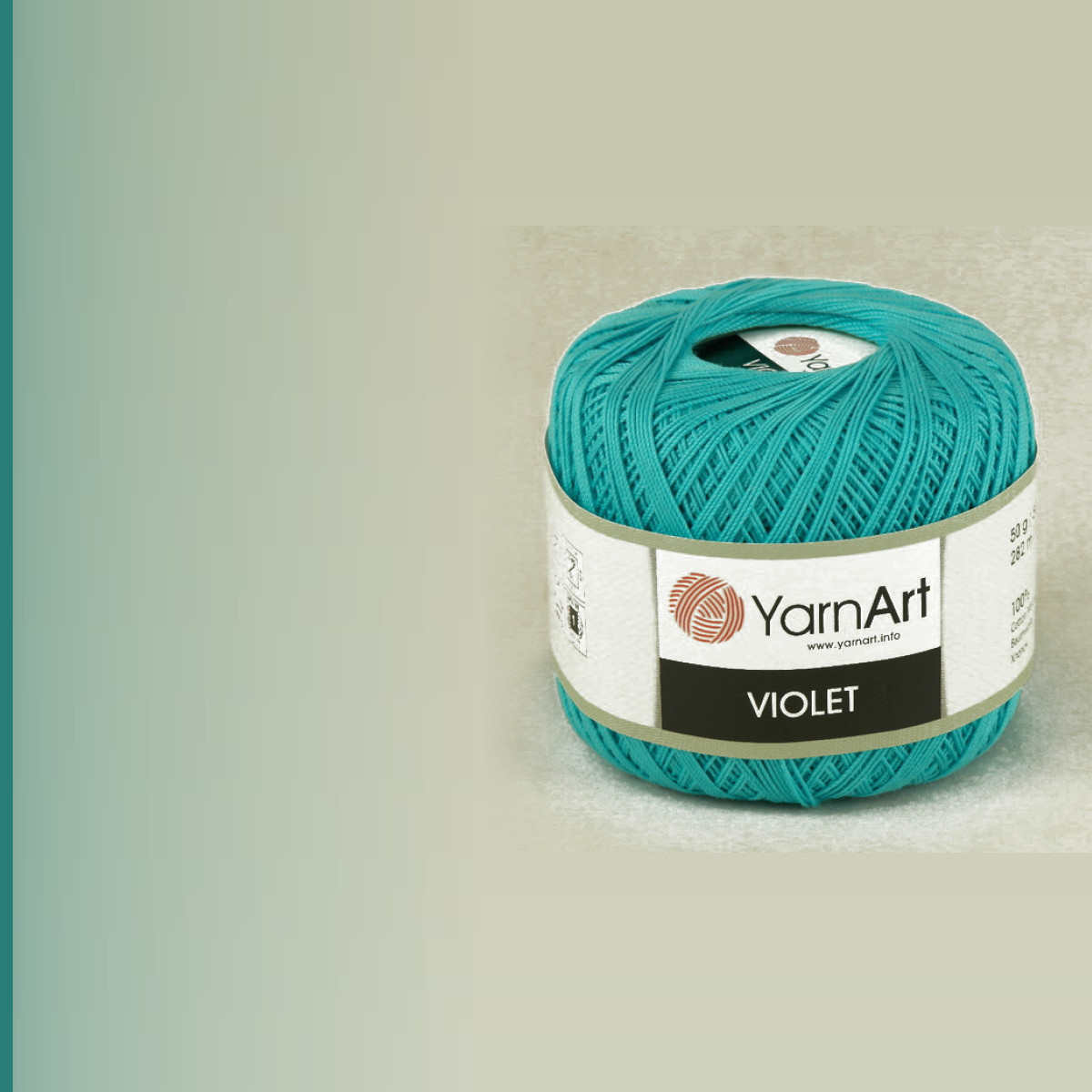 Violet, бирюзово-голубой
