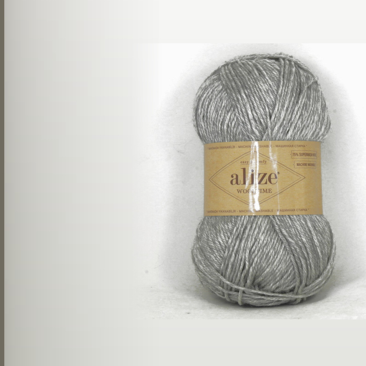 Wooltime, светло-серый меланж 208
