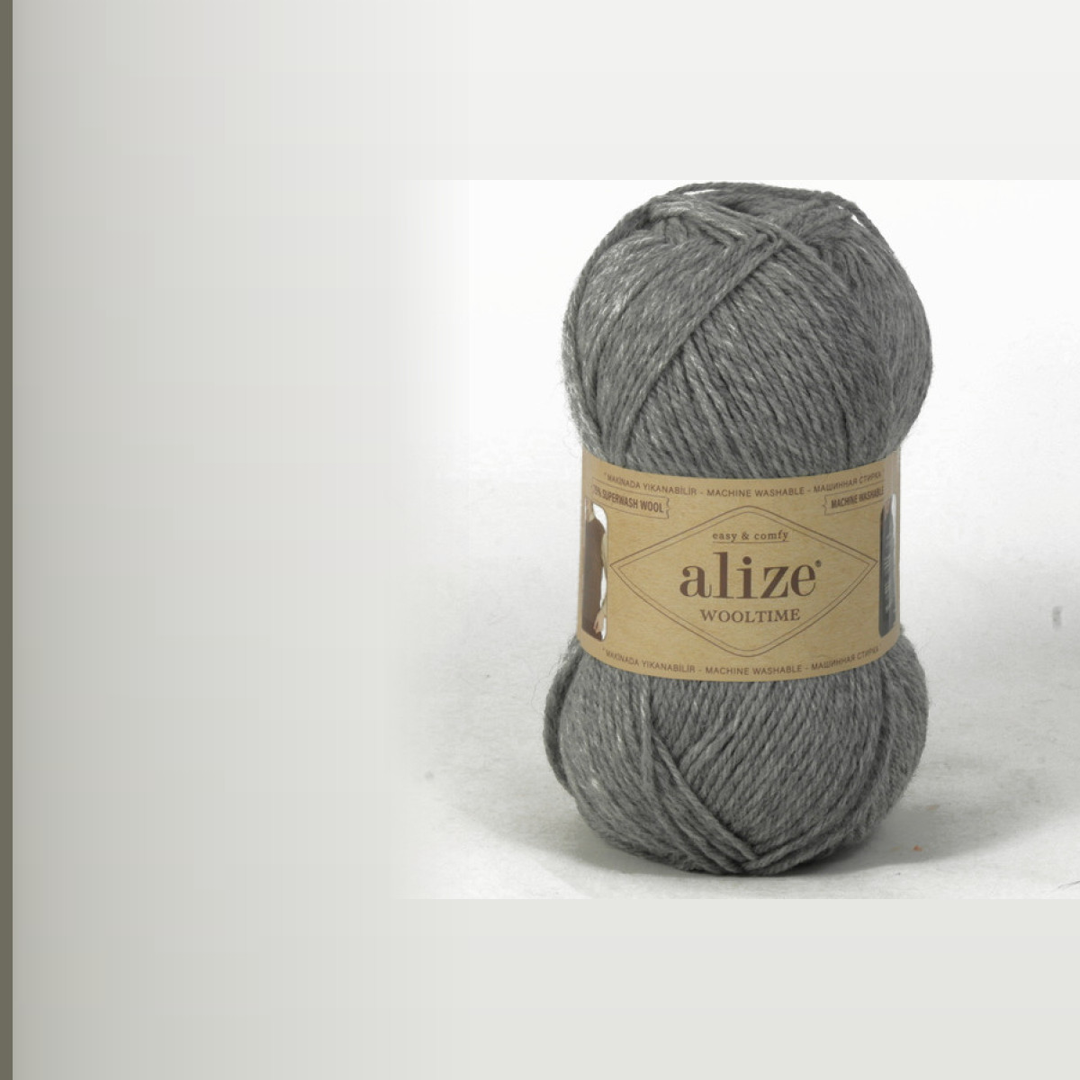 Wooltime, светло-серый меланж 21