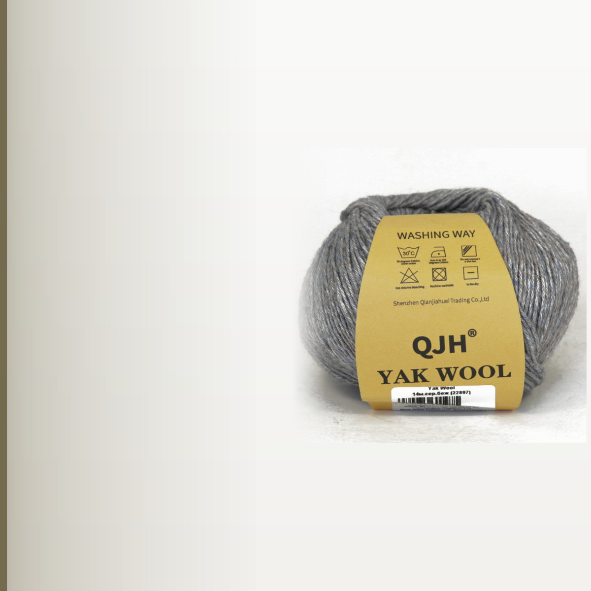 Yak Wool, серо-бежевый меланж