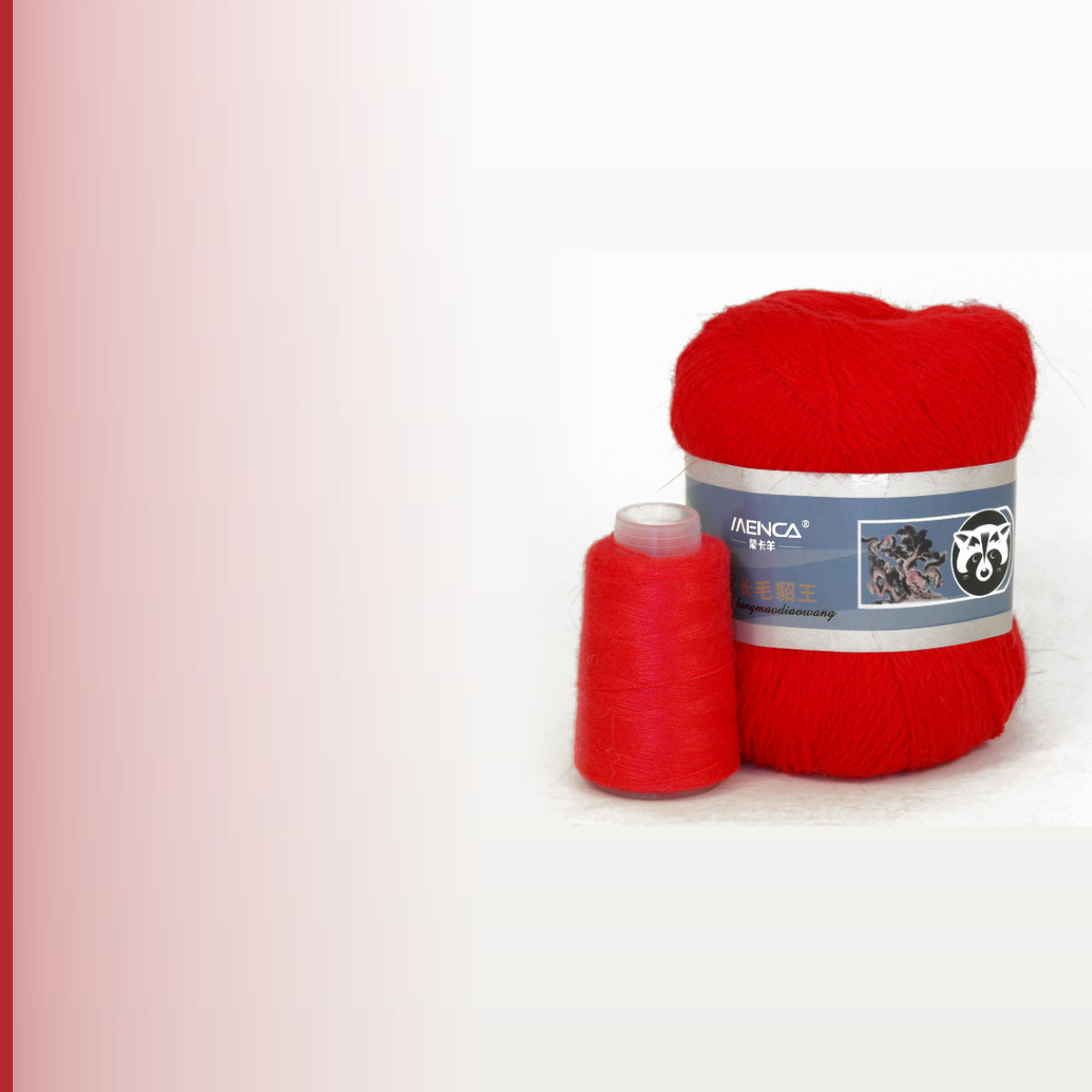 Пух норки (Mink Yarn), кармин