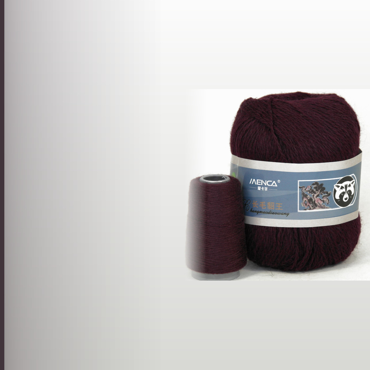 Пух норки (Mink Yarn), бургунд