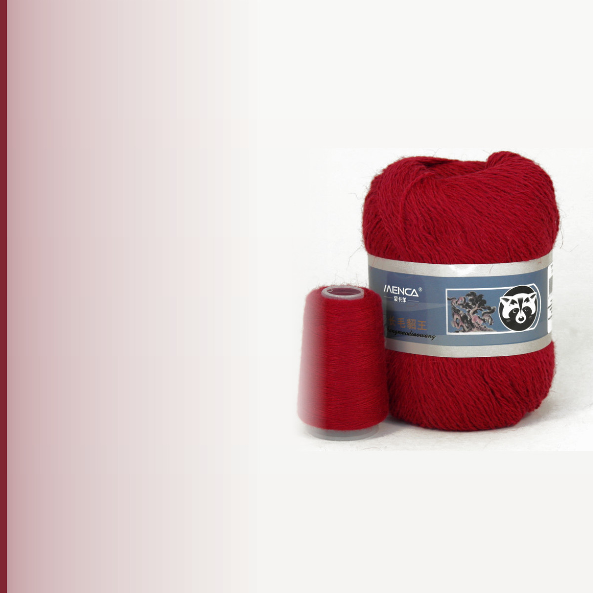 Пух норки (Mink Yarn), вишня