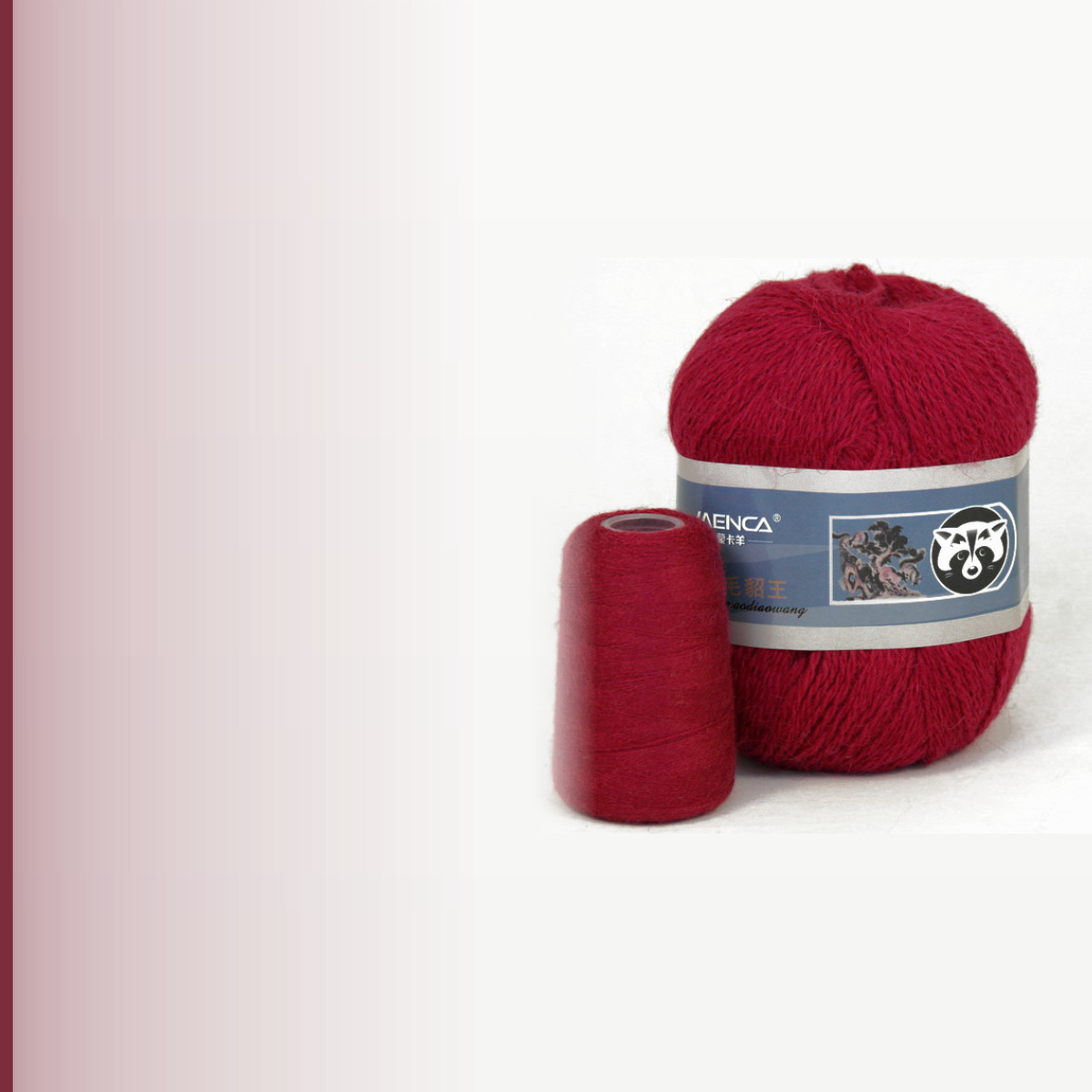 Пух норки (Mink Yarn), гранат