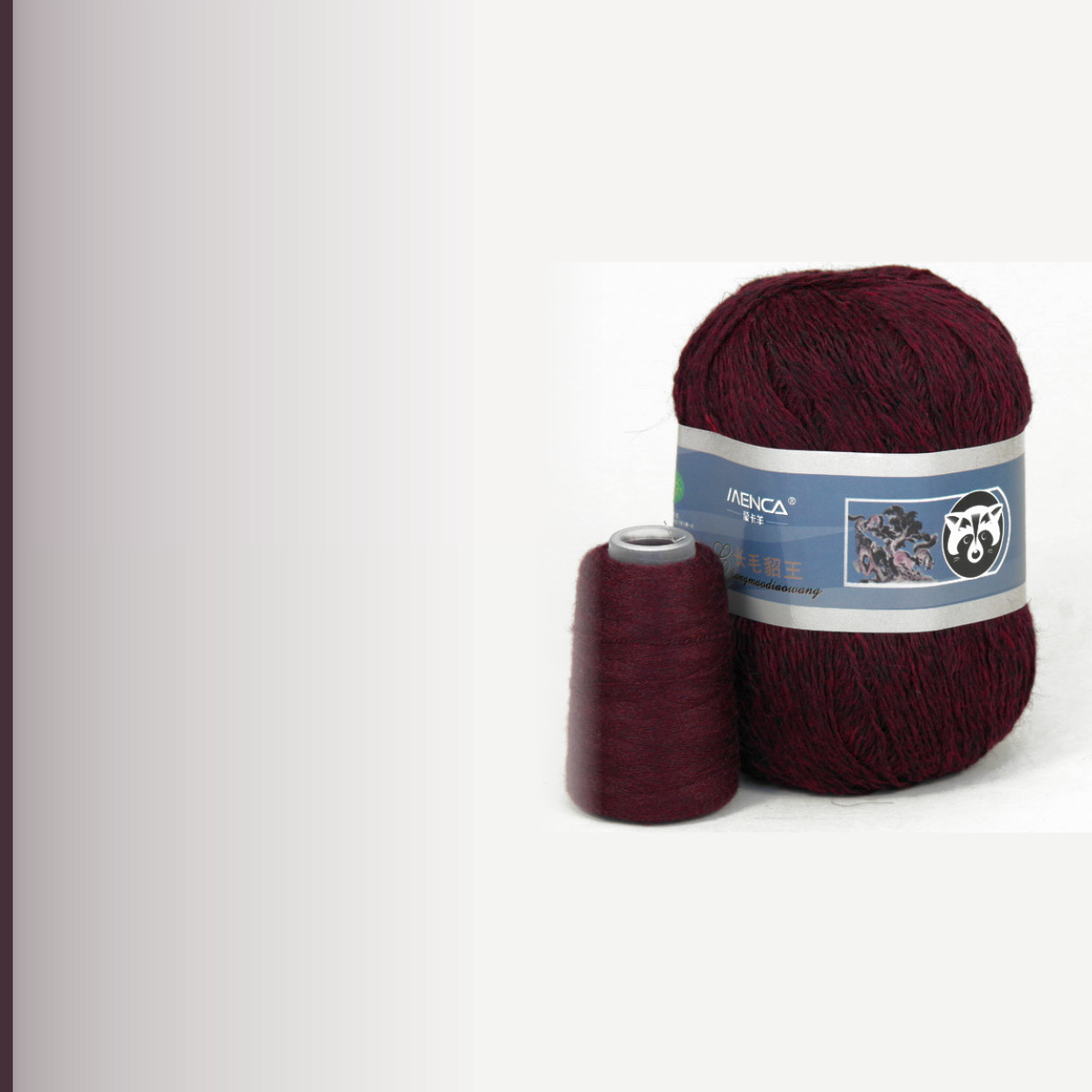 Пух норки (Mink Yarn), бордо