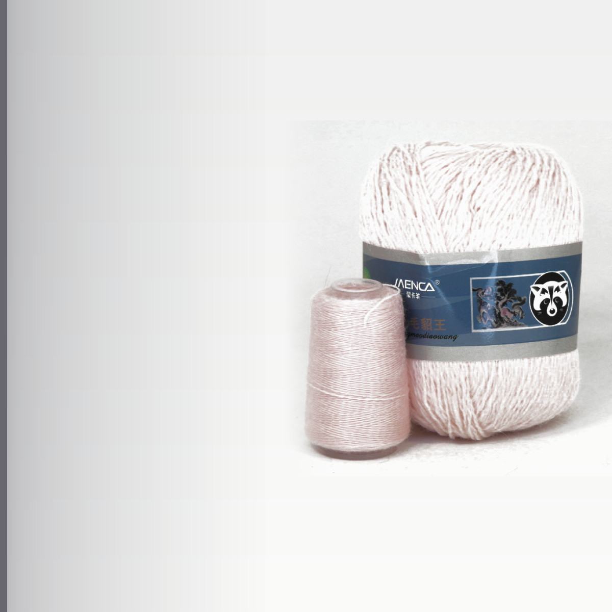 Пух норки (Mink Yarn), бледно-розовый