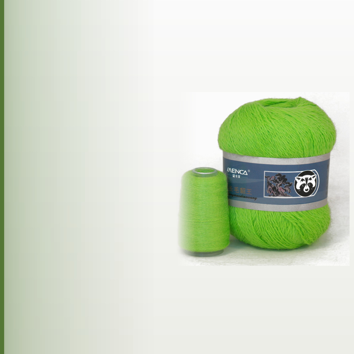 Пух норки (Mink Yarn), лайм