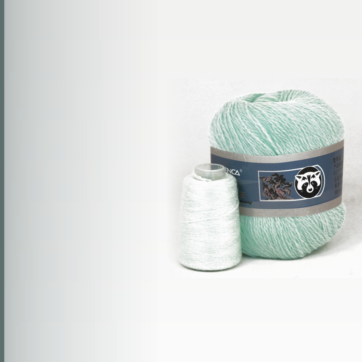 Пух норки (Mink Yarn), светло-салатовый