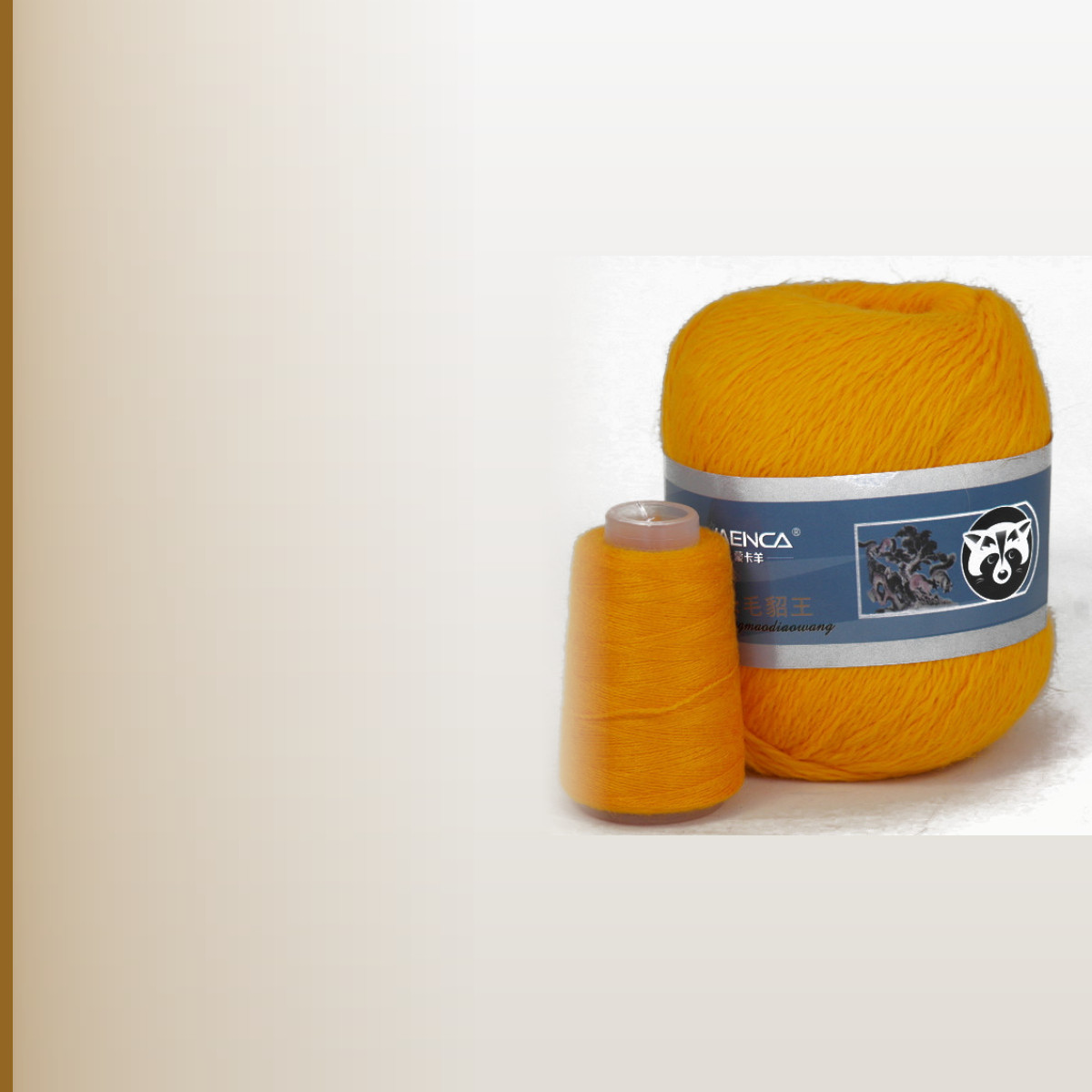 Пух норки (Mink Yarn), абрикос