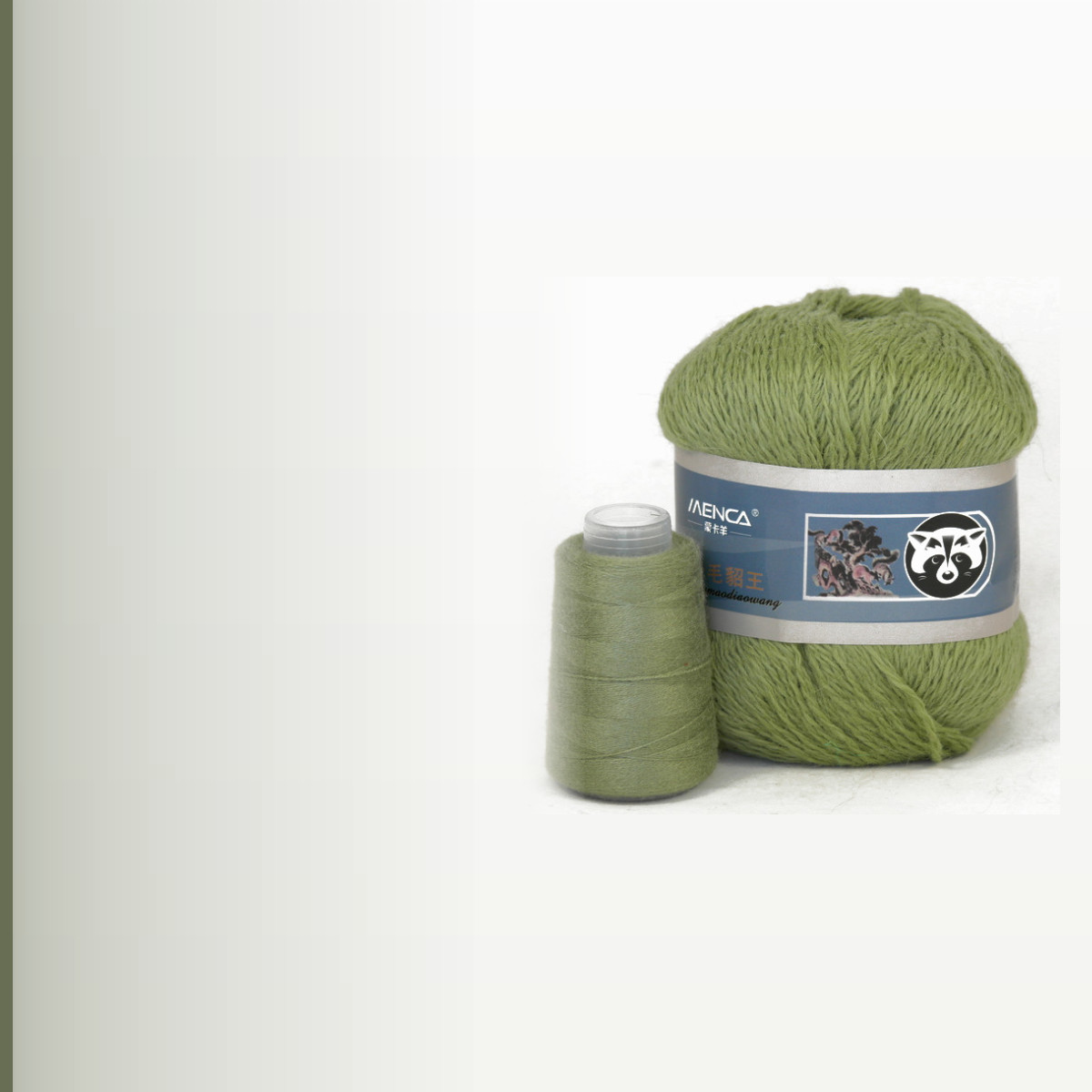 Пух норки (Mink Yarn), фисташковый
