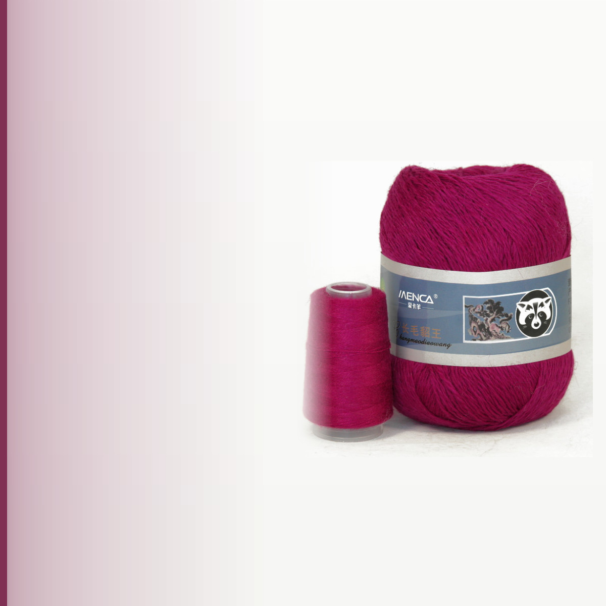 Пух норки (Mink Yarn), тёмный цикламен