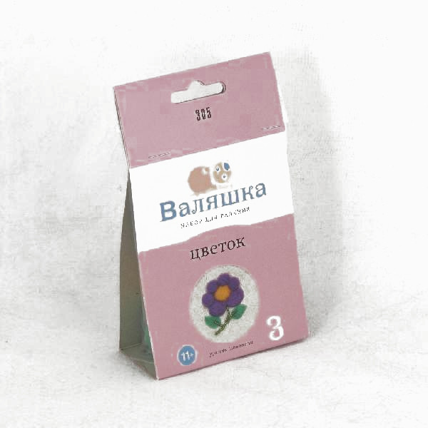Набор для валяния «Цветок картина», уровень 3, Цветок картина