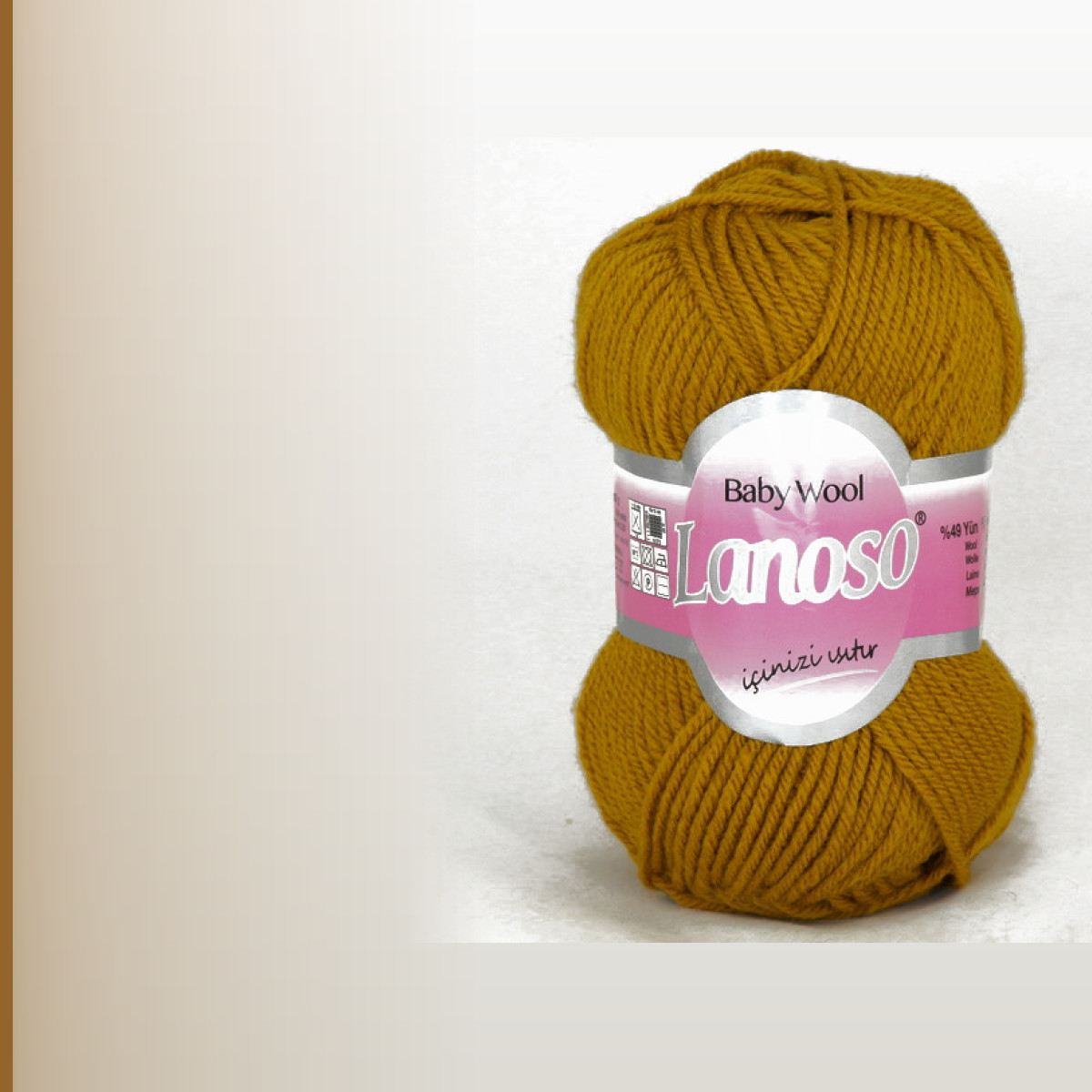 BABY WOOL, золотой янтарь