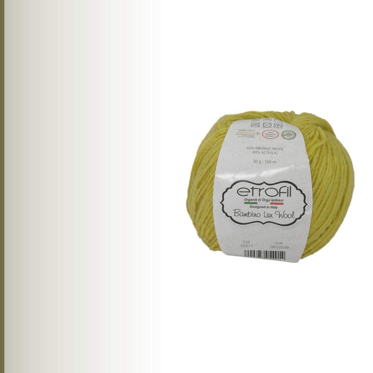 Bambino Lux Wool, жёлтый