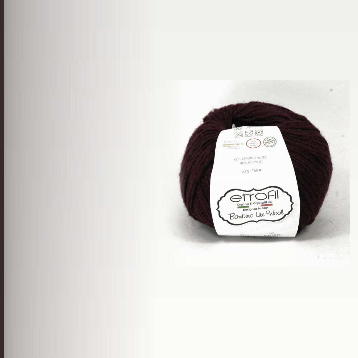 Bambino Lux Wool, бордо