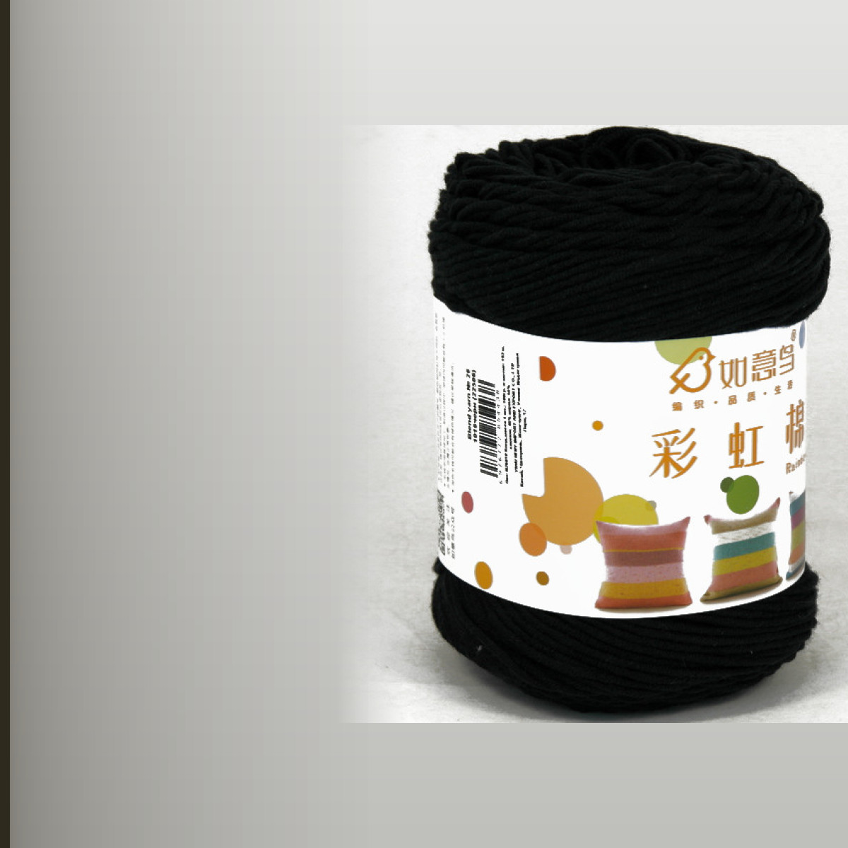 Blend yarn № 28, чёрный