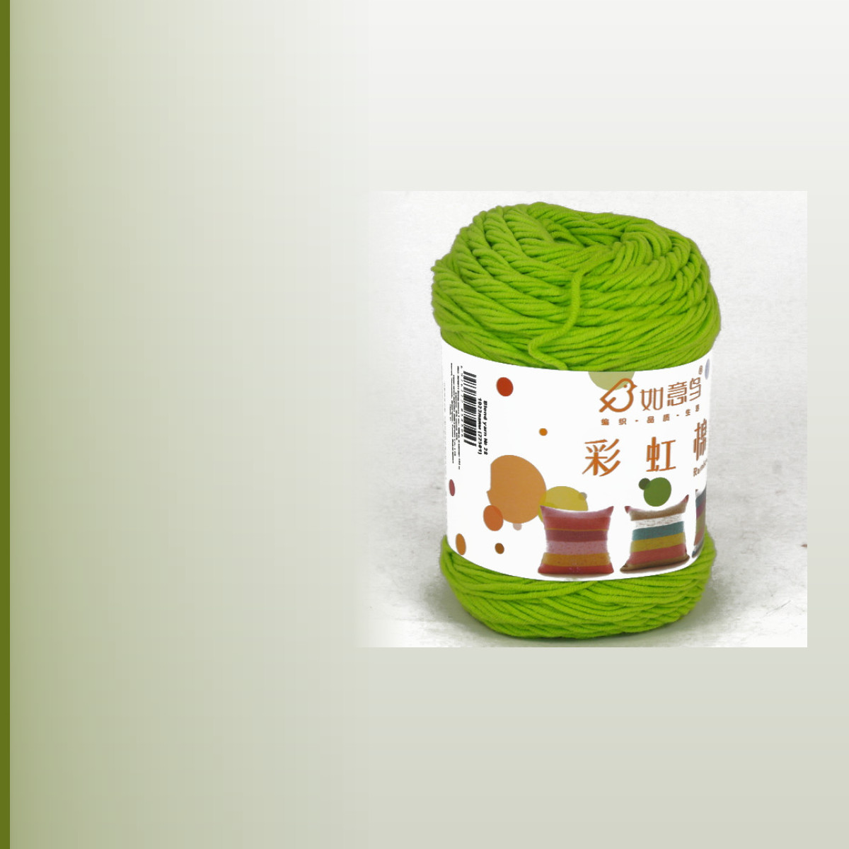 Blend yarn № 28, лайм