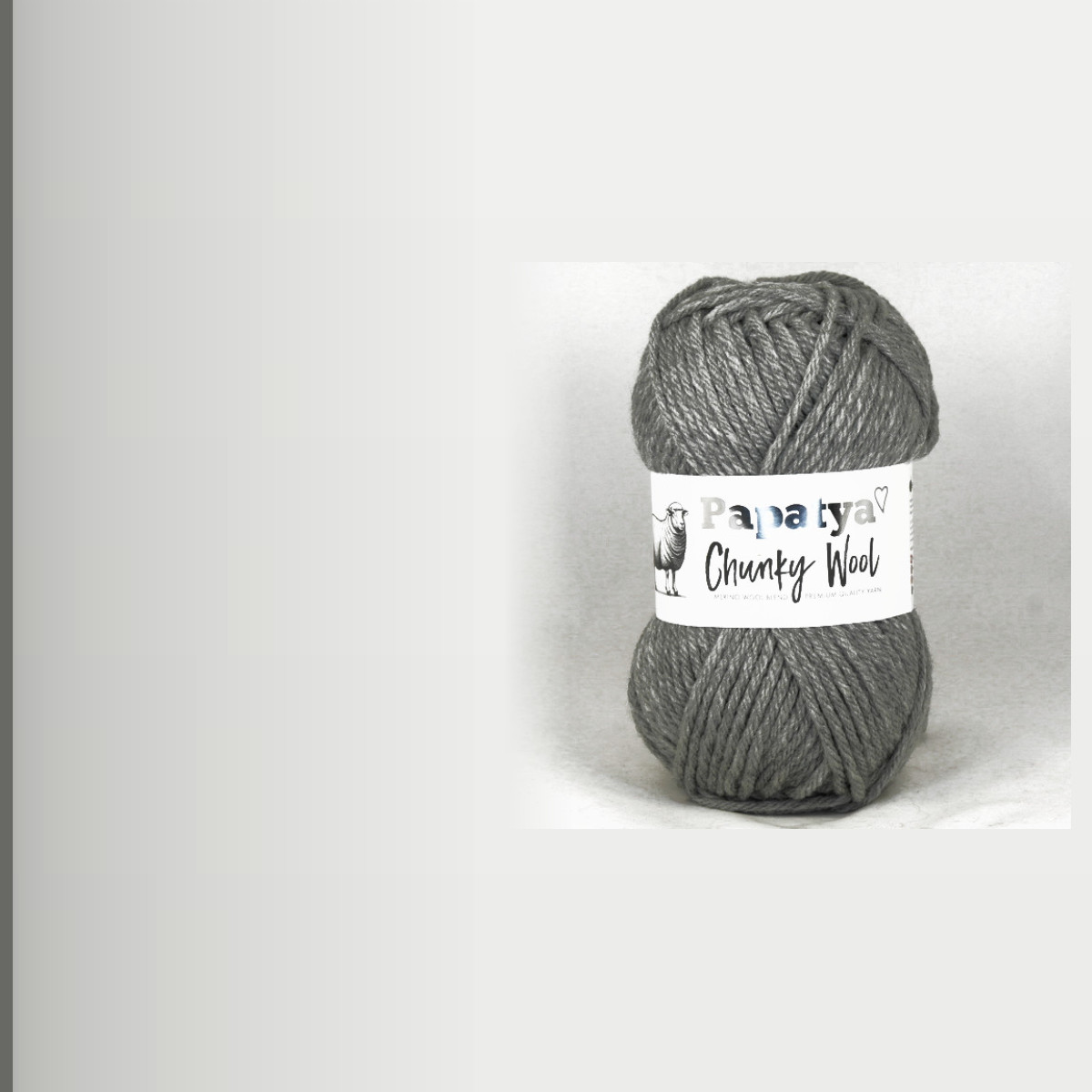 CHUNKY  WOOL, маренго лайт