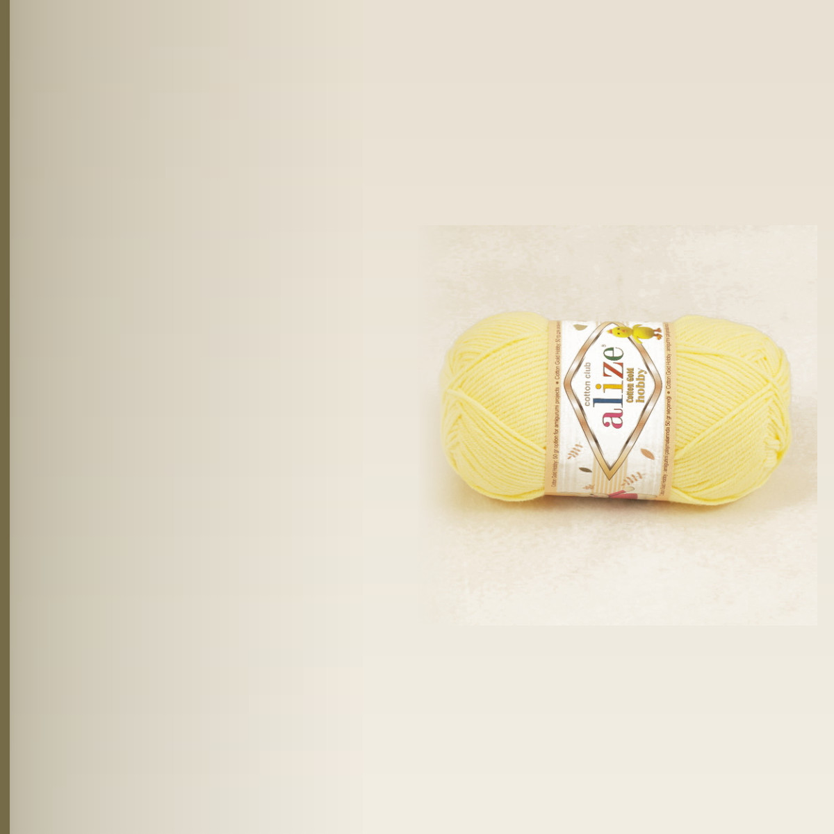 Cotton Gold Hobby, светло-жёлтый