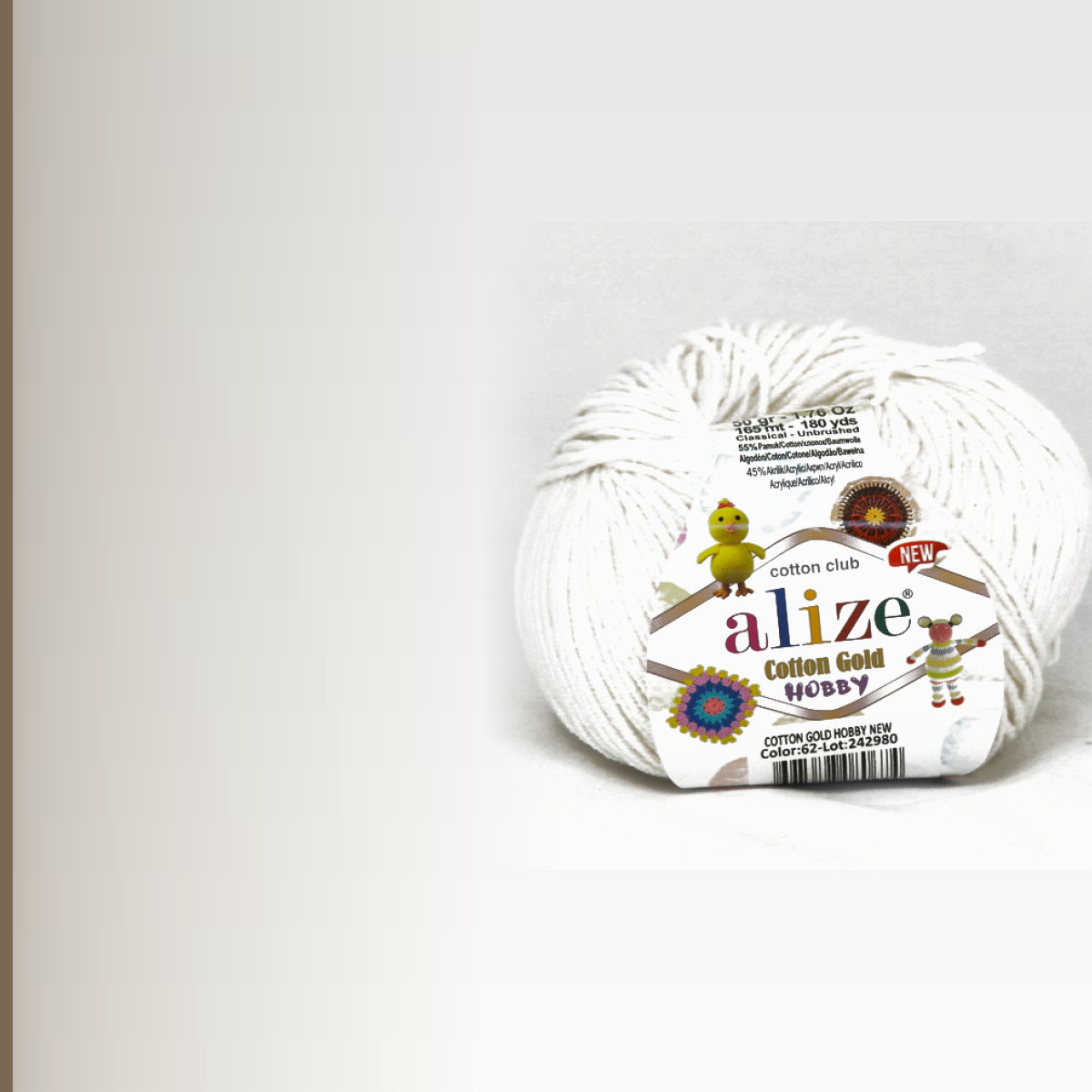 Cotton Gold Hobby, белый
