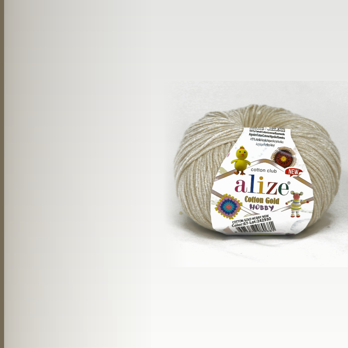 Cotton Gold Hobby, экрю