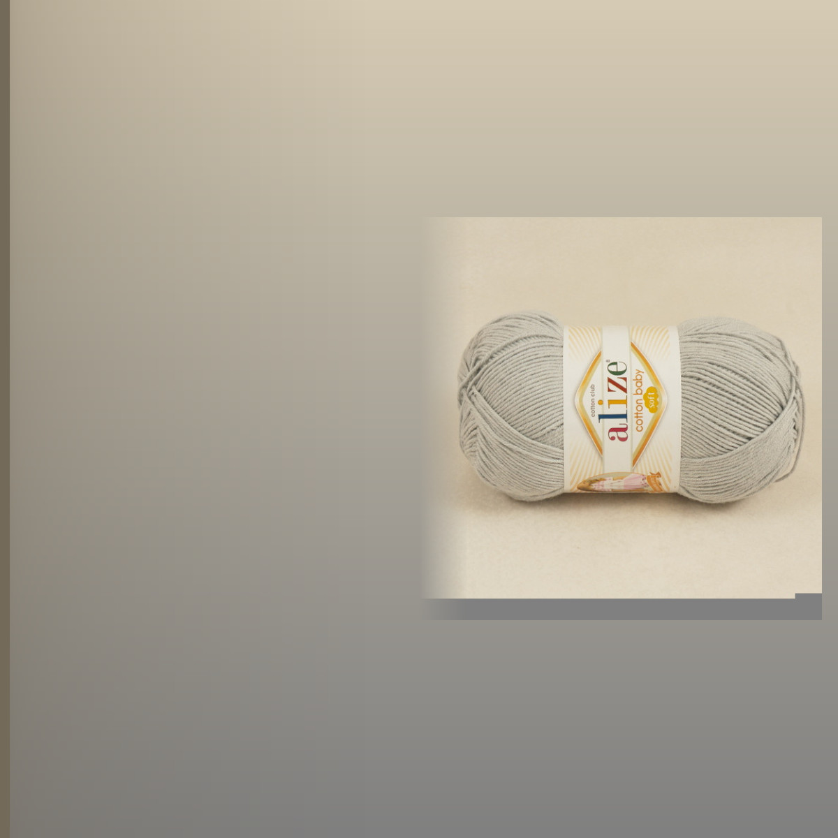 Cotton soft baby, светло-серый
