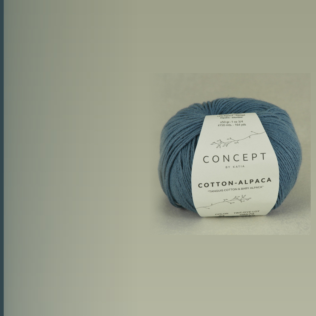 Cotton-Alpaca, джинсовый
