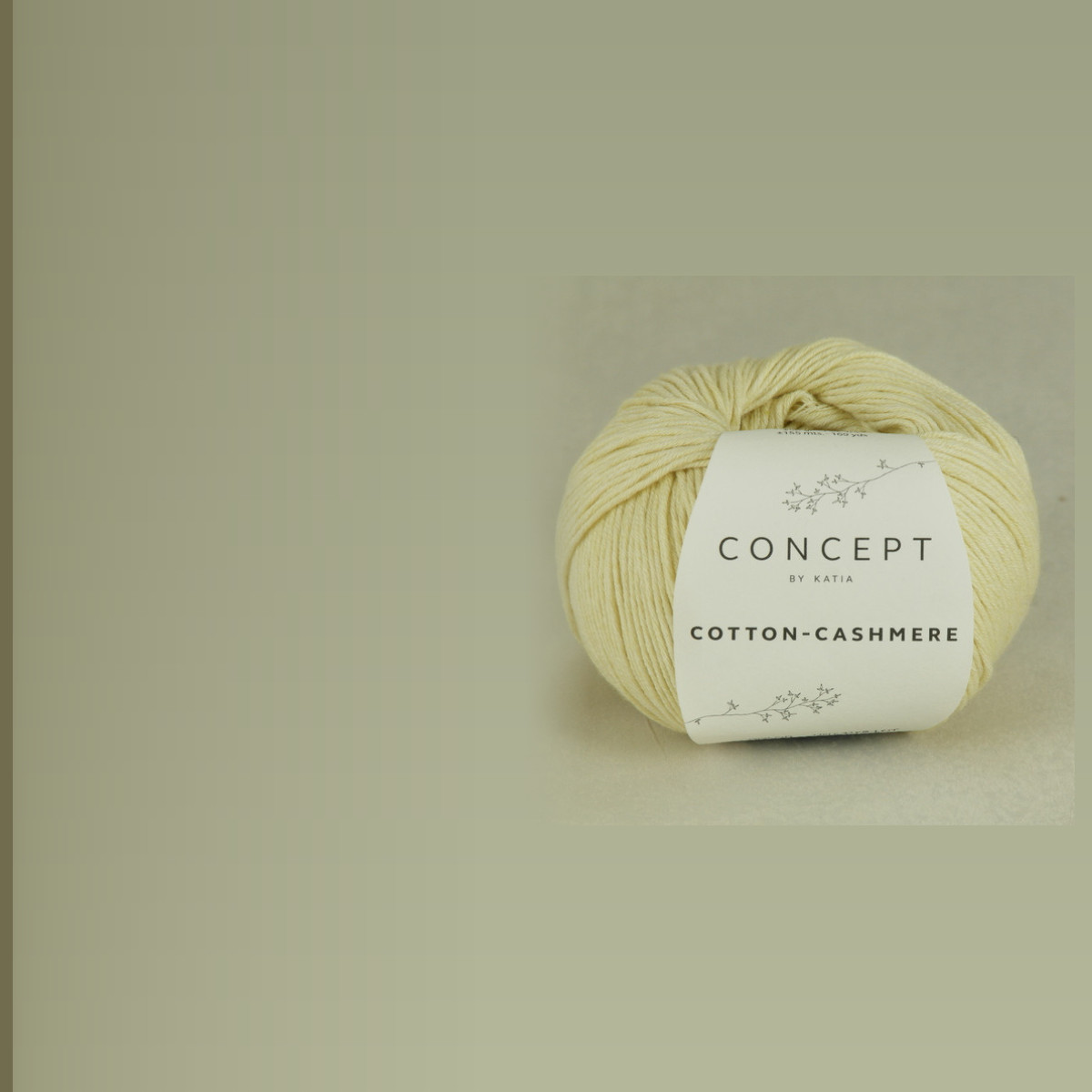 Cotton-Cashmere, бледный лимон