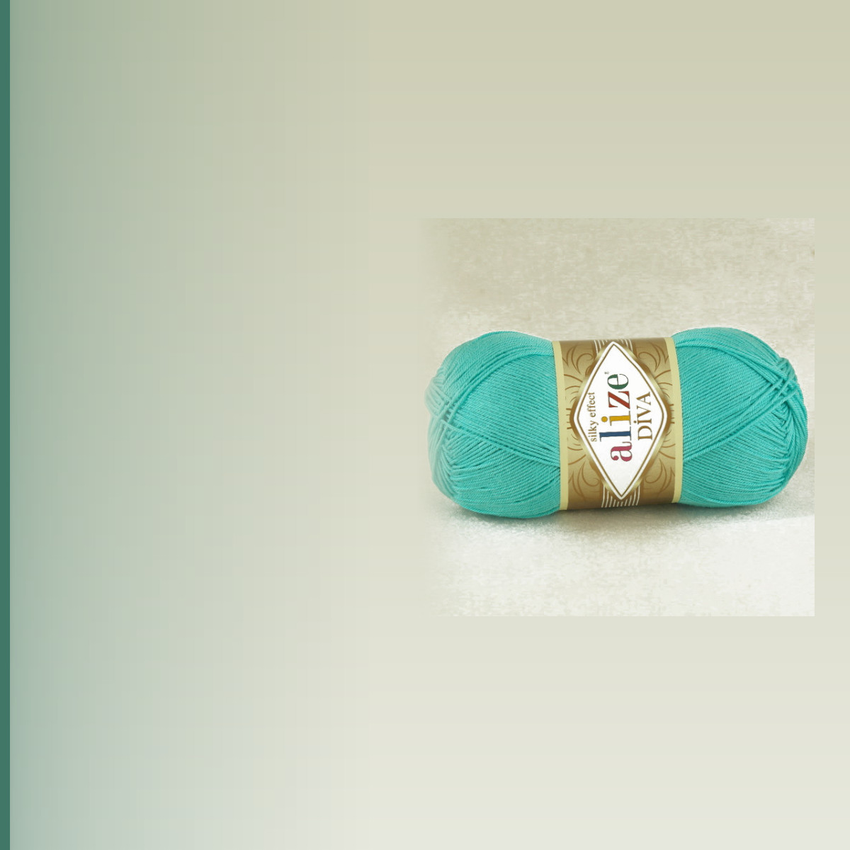 Diva Silk effekt, бирюзовый