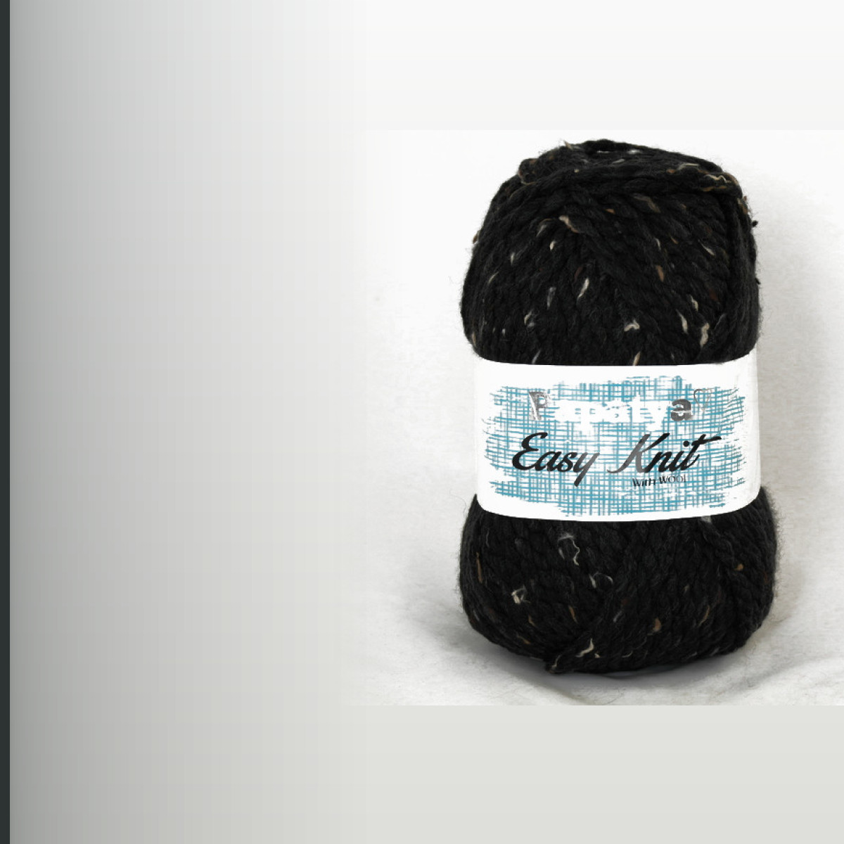 EASY KNIT, черн-твид