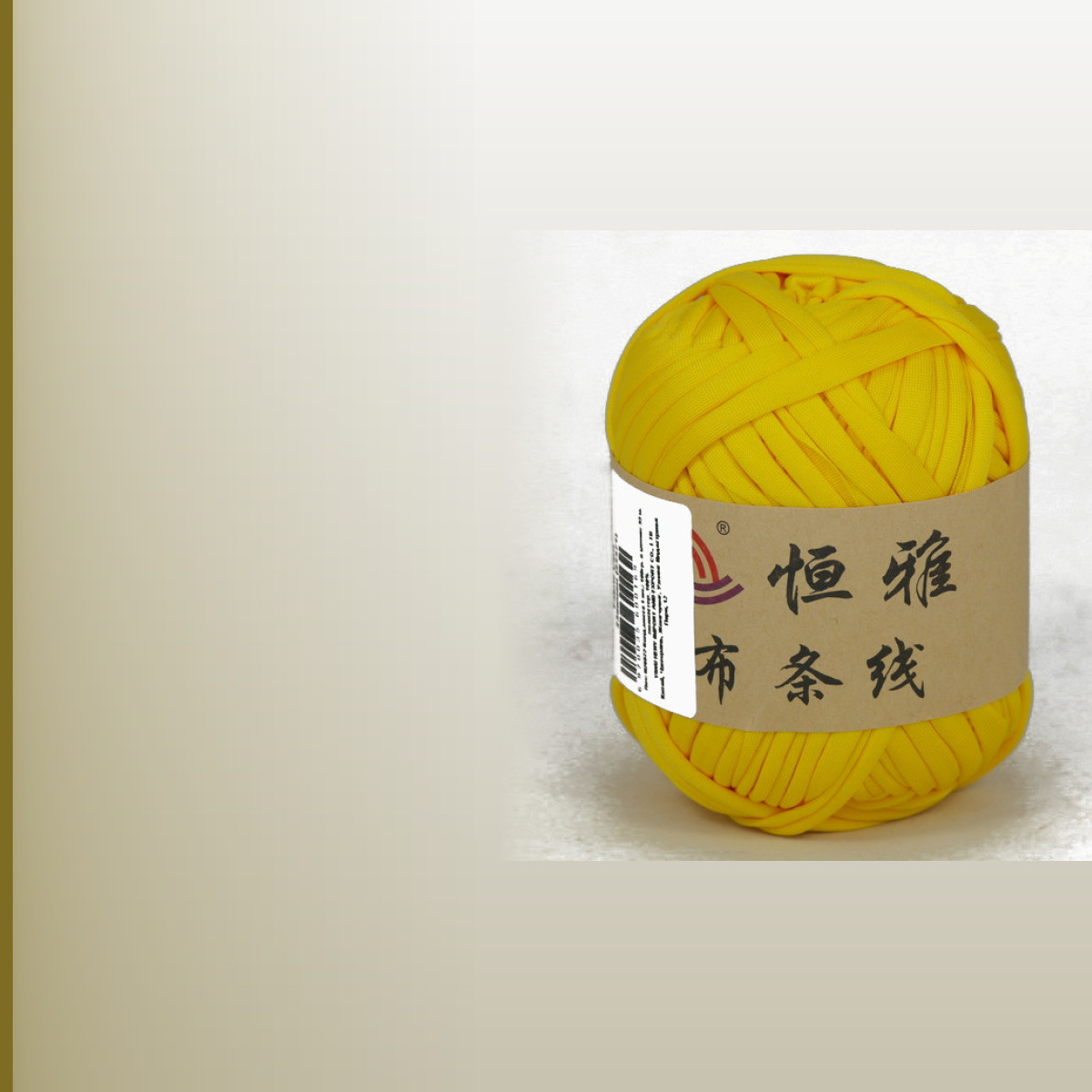 Fabric yarn, лимон