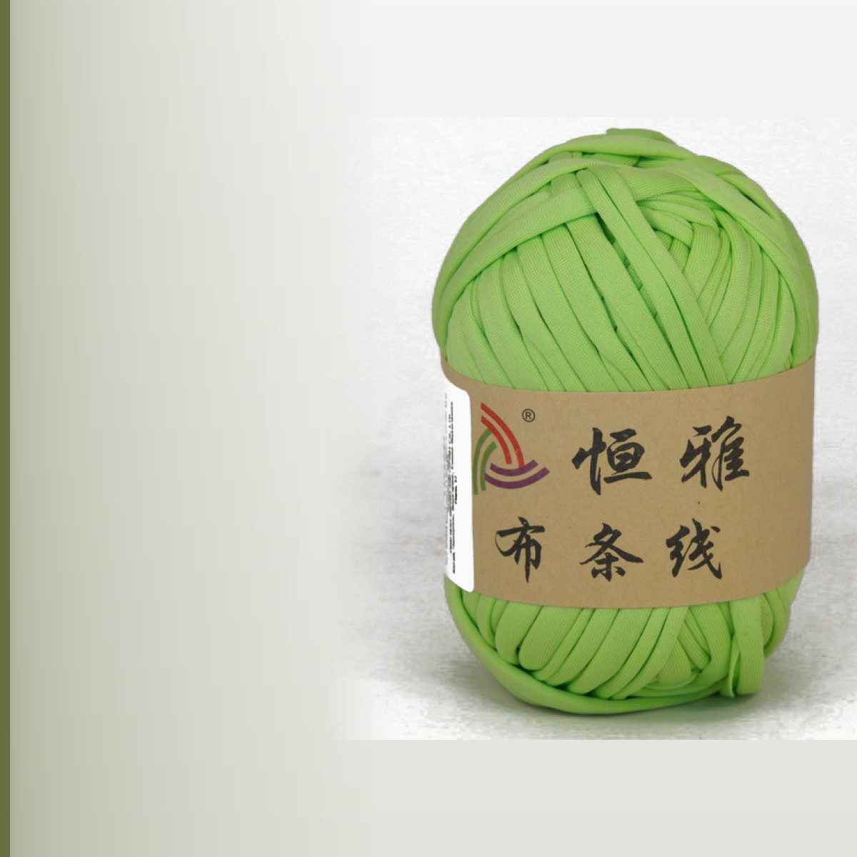 Fabric yarn, ярко-салатовый