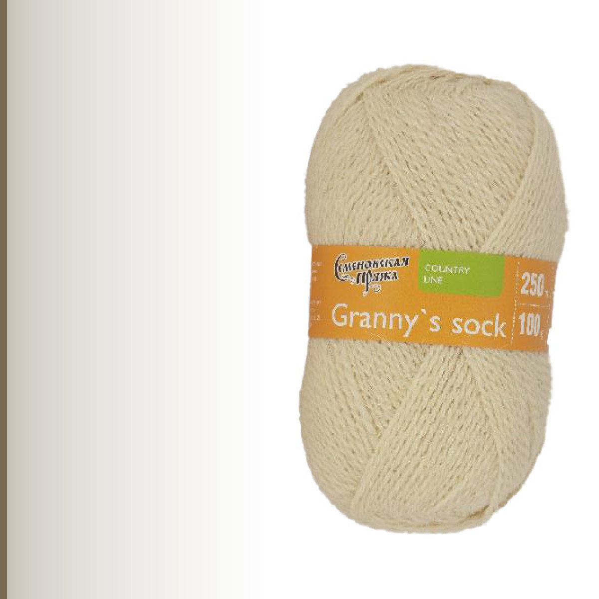 Granny`s sock W (Бабушкин носок ЧШ), суровый
