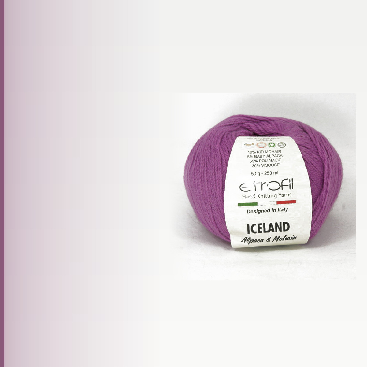 Iceland, фиолетовый
