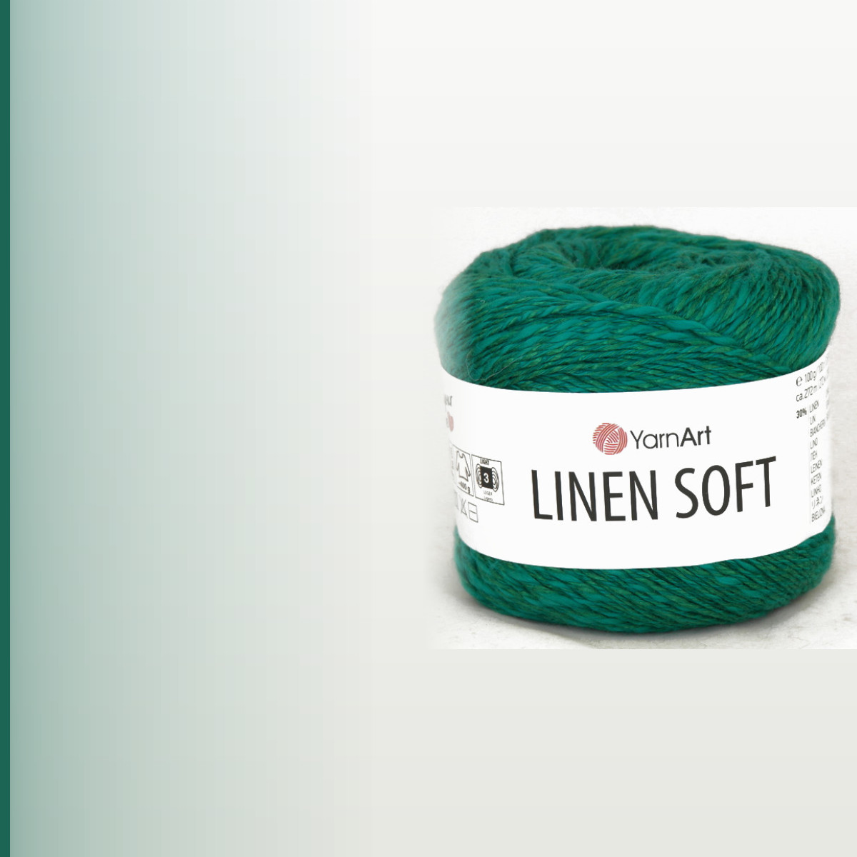 Linen Soft, зелёно-бирюзовый