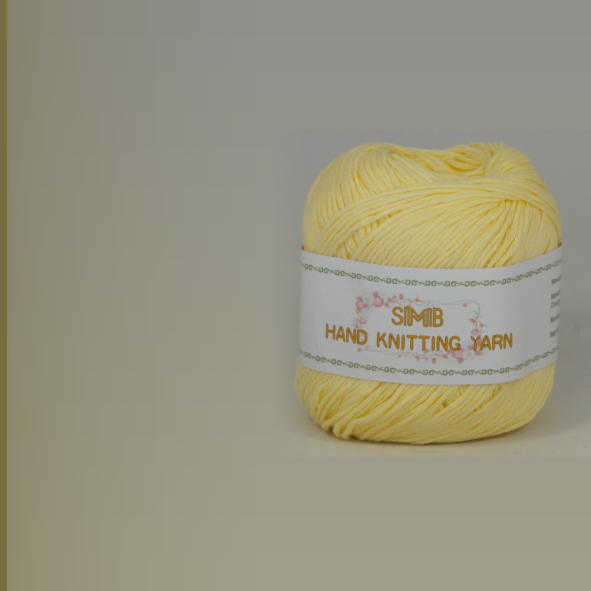 8ply cotton yarn № 15, шампанское