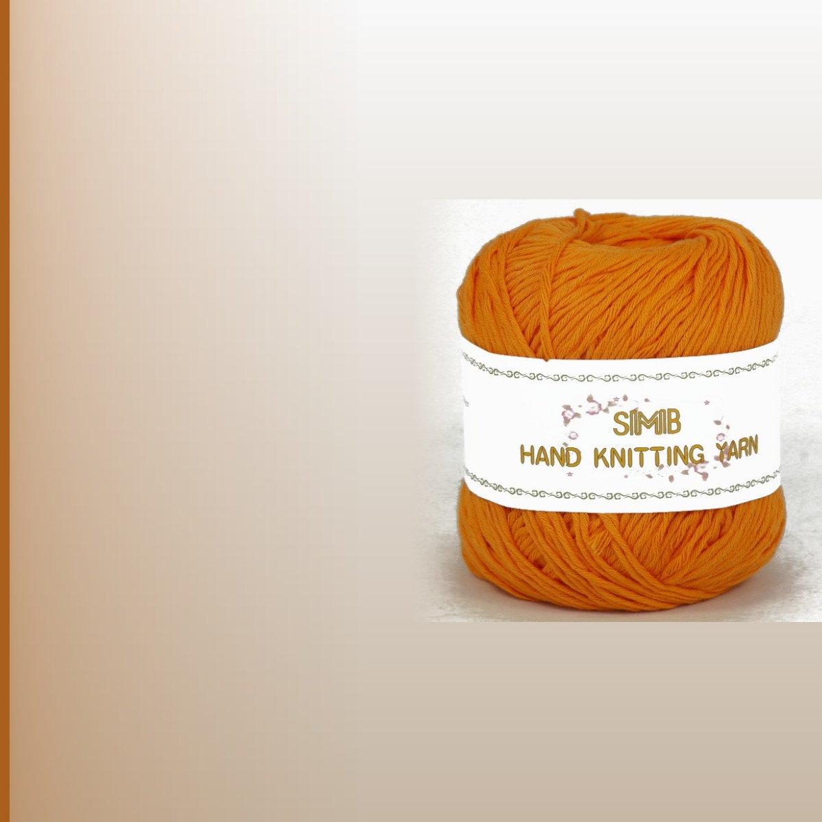 8ply cotton yarn № 15, абрикос