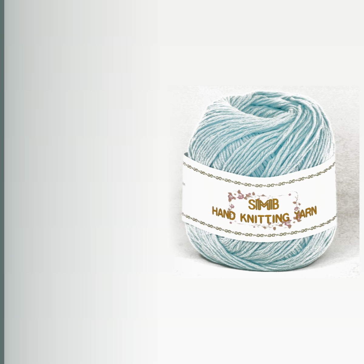 8ply cotton yarn № 15, ледяной