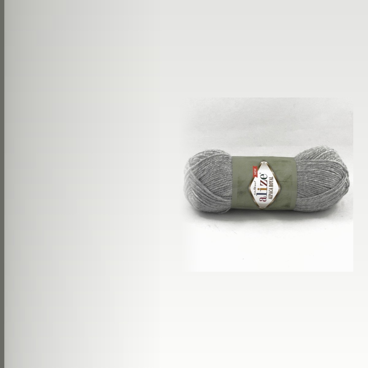 Alpaca royal new, светло-серый меланж
