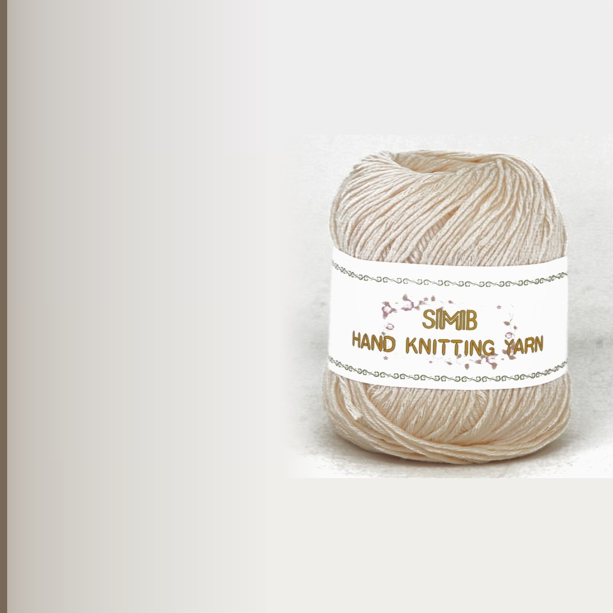 8ply cotton yarn № 15, телесный